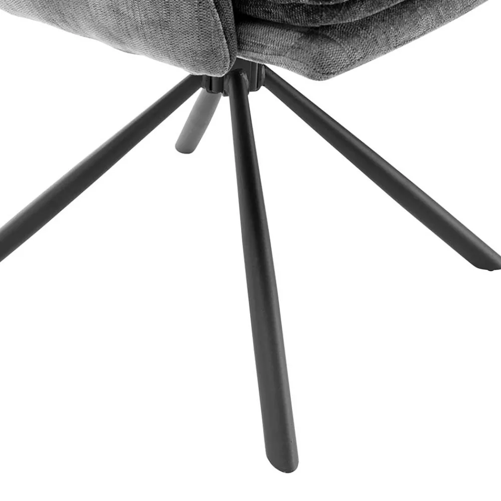 Wohnen Stühle<Stylischer Tischsessel auf Drehgestell - Cavan (2er Set)