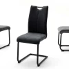Wohnen Sessel<Swingstühle in dunklem Grau - Lacrunia (4er Set)