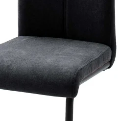 Wohnen Sessel<Swingstühle in dunklem Grau - Lacrunia (4er Set)