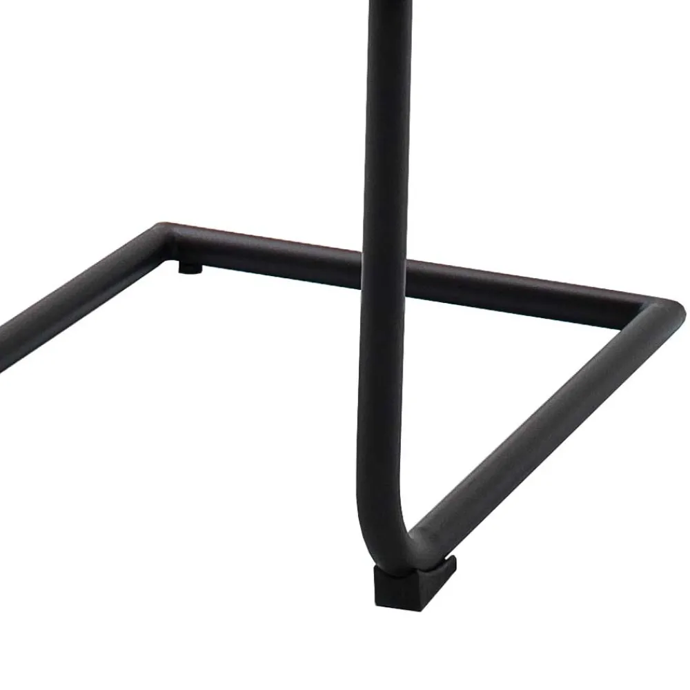 Wohnen Sessel<Swingstühle in dunklem Grau - Lacrunia (4er Set)
