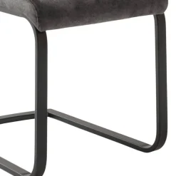 Wohnen Sessel|Stühle<Swingstuhl Quartett in Anthrazit - Amando (4er Set)
