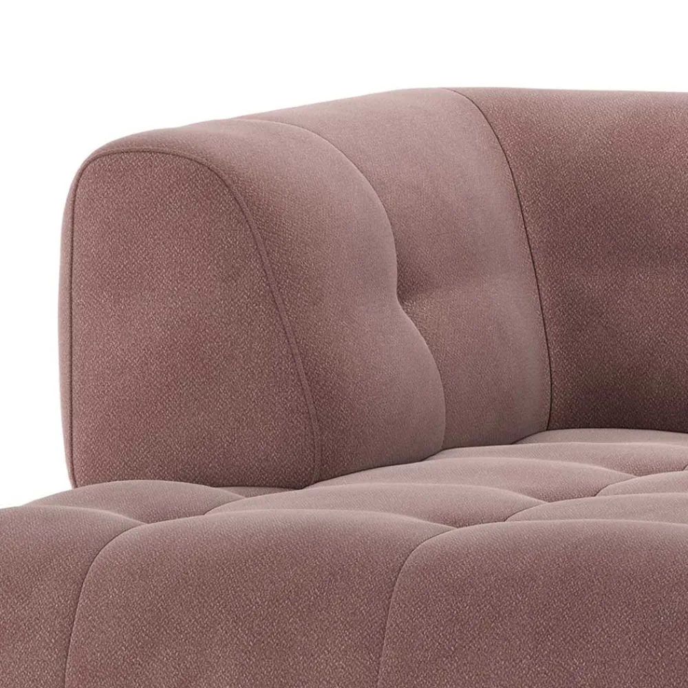 Wohnen Sofas<Systemcouch Ecke links in Mauve Stoff - Charin