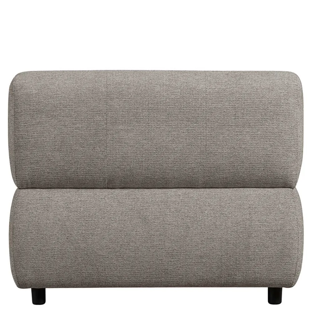 Wohnen Sofas<Systemcouch Einsitzer in Graugrün Chenille - Aramato