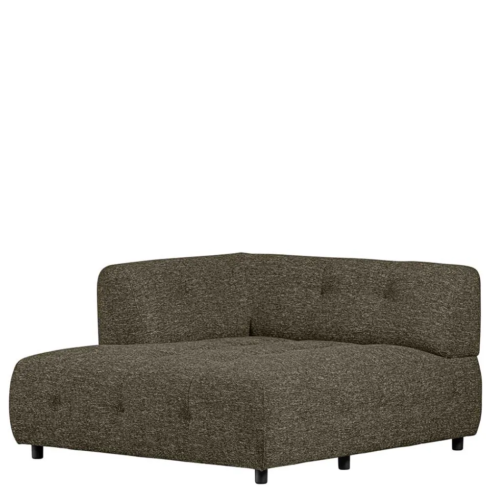 Wohnen Sofas<Systemsofa Eckmodul in Graugrün-Blassgrün meliert - Brasso