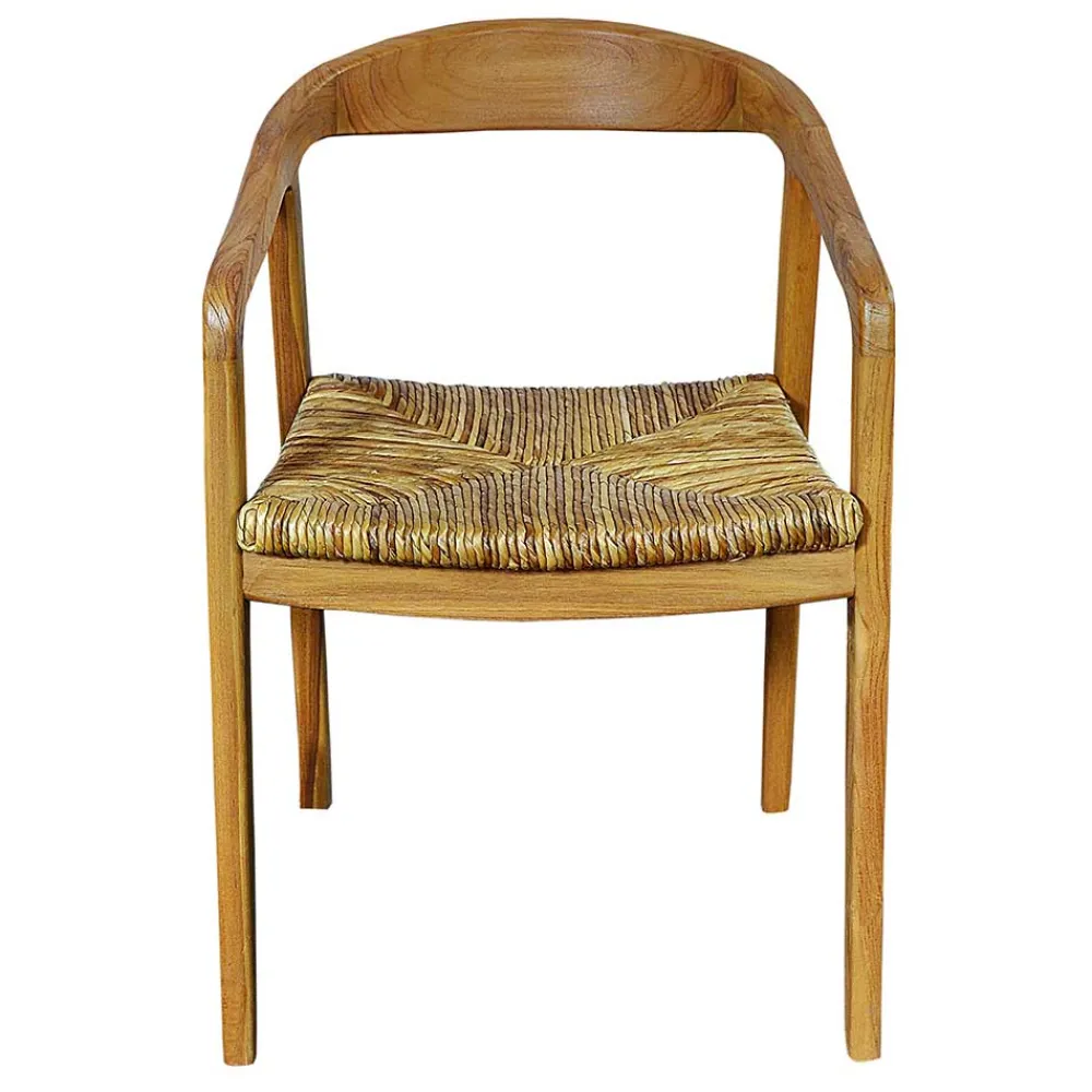 Wohnen Stühle<Teak Holzstuhl mit Armlehnen - Donabello
