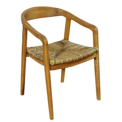 Wohnen Stühle<Teak Holzstuhl mit Armlehnen - Donabello