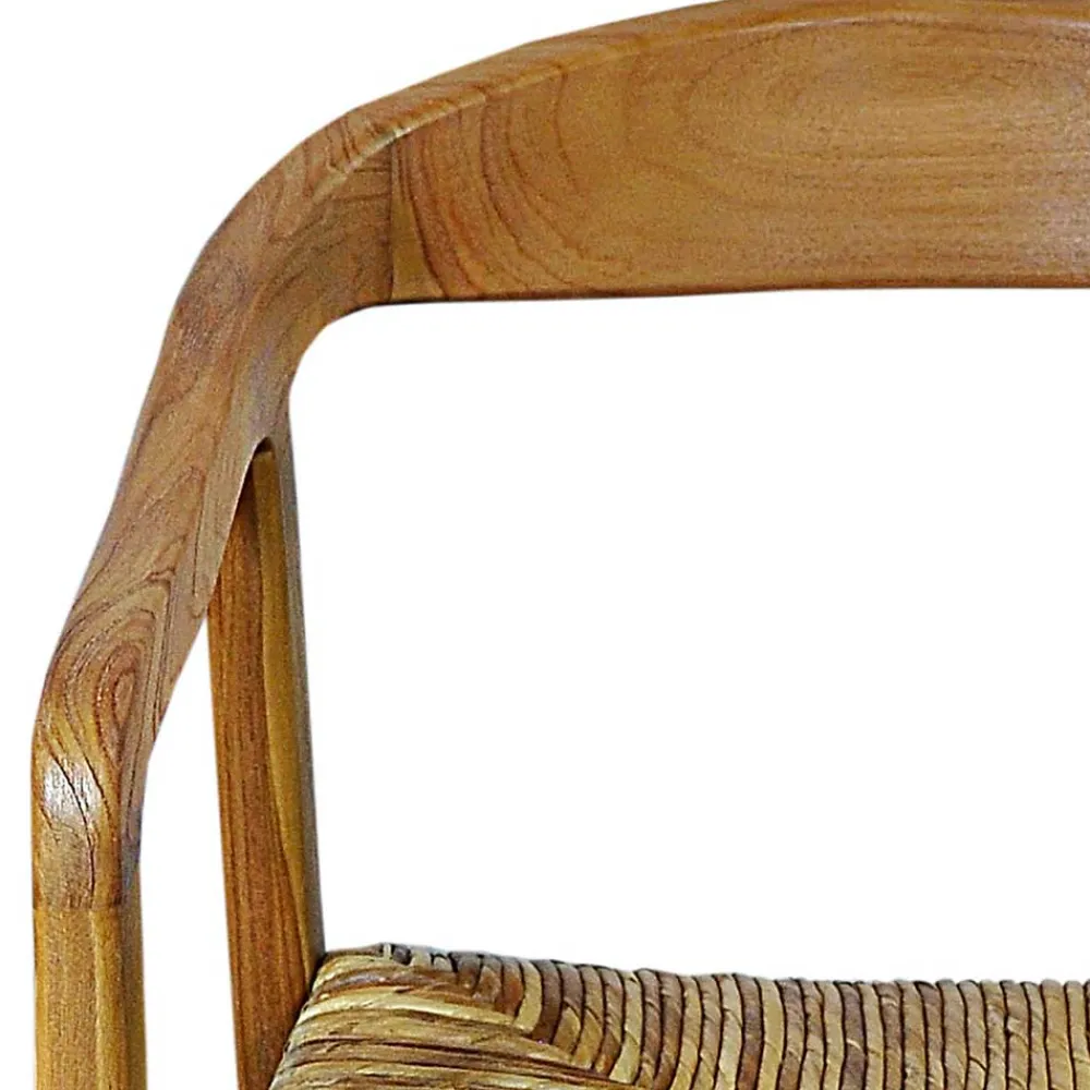 Wohnen Stühle<Teak Holzstuhl mit Armlehnen - Donabello