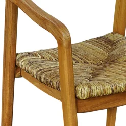 Wohnen Stühle<Teak Holzstuhl mit Armlehnen - Donabello