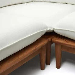 Wohnen Sitzgruppe<Teak Lounge mit Couchtisch Set - Palm (vierteilig)