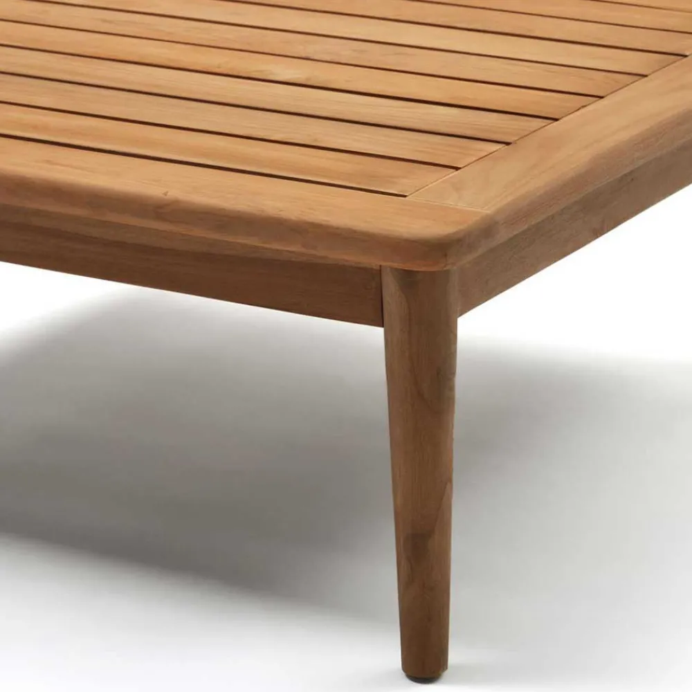 Wohnen Sitzgruppe<Teak Lounge mit Couchtisch Set - Palm (vierteilig)