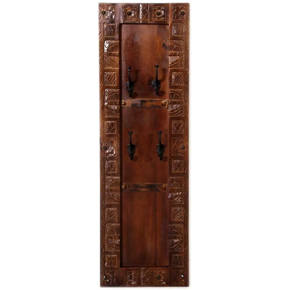 Wohnen Garderoben<Teakholz Garderobe im Kolonialstil - Solapura