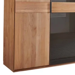 Wohnen Kleiderschränke|Schränke<Teilmassiver Schrank mit sieben Türen - Hung