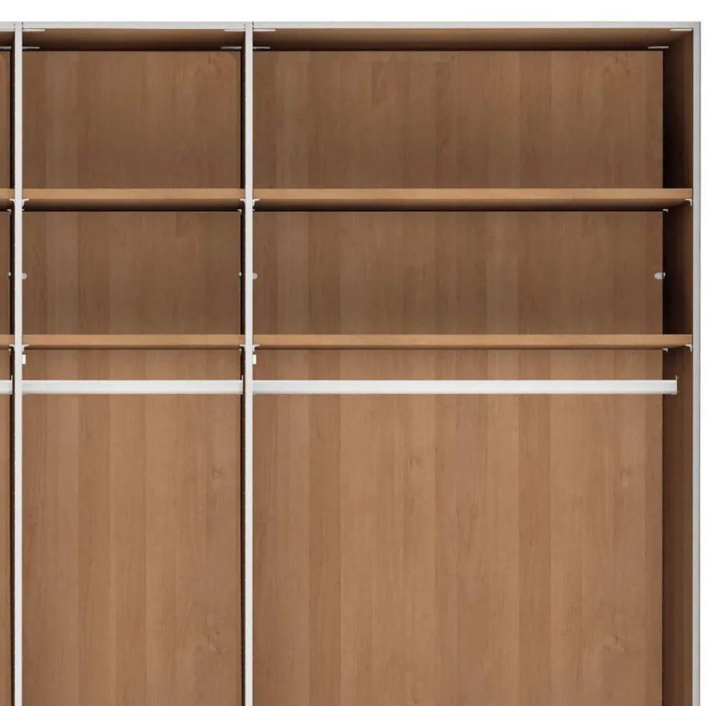 Wohnen Kleiderschränke|Schränke<Teilmassiver Schrank mit sieben Türen - Hung