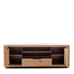 Wohnen Tv & Hifi-Möbel|Lowboards<Teilmassives TV Board in Wildeiche und Schwarz - Vlacoma