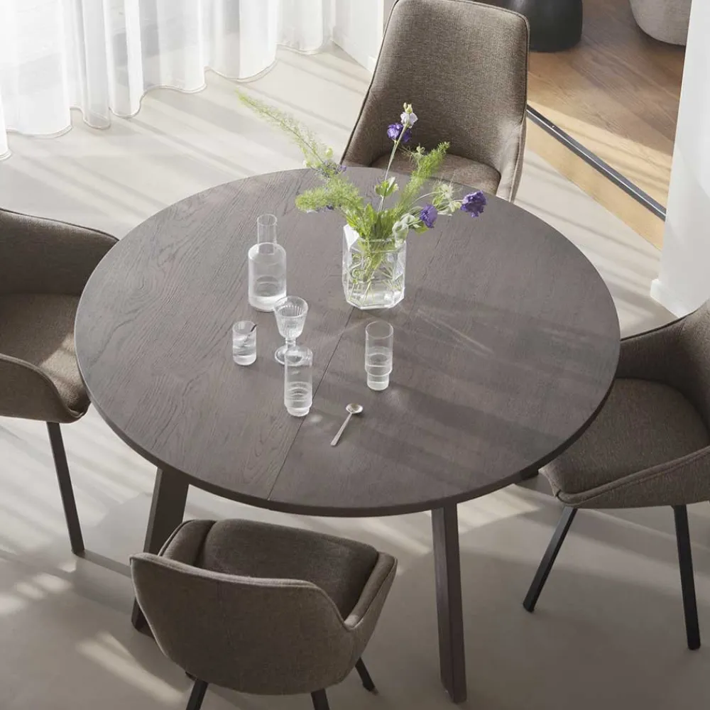 Wohnen Tische<Tisch in Dunkelbraun Eiche - Clause