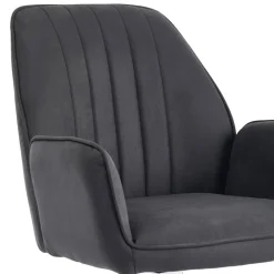 Wohnen Stühle<Tischsessel in Anthrazit - Minea (2er Set)