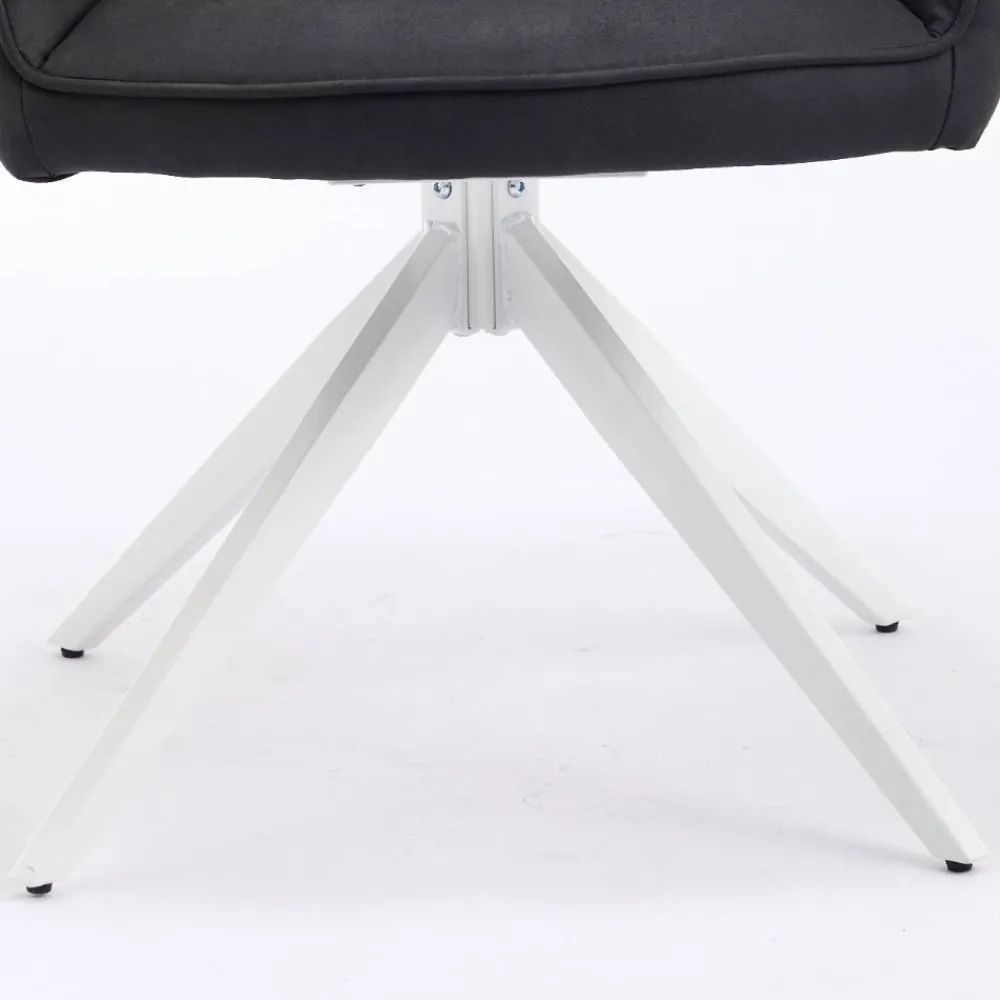 Wohnen Stühle<Tischsessel in Anthrazit - Minea (2er Set)