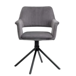 Wohnen Stühle<Tischsessel in Grau Cord - Marc (2er Set)