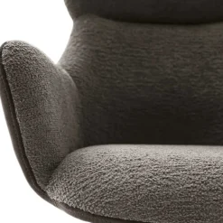 Wohnen Stühle<Tischsessel in Schlamm & Schwarz - Colles (2er Set)