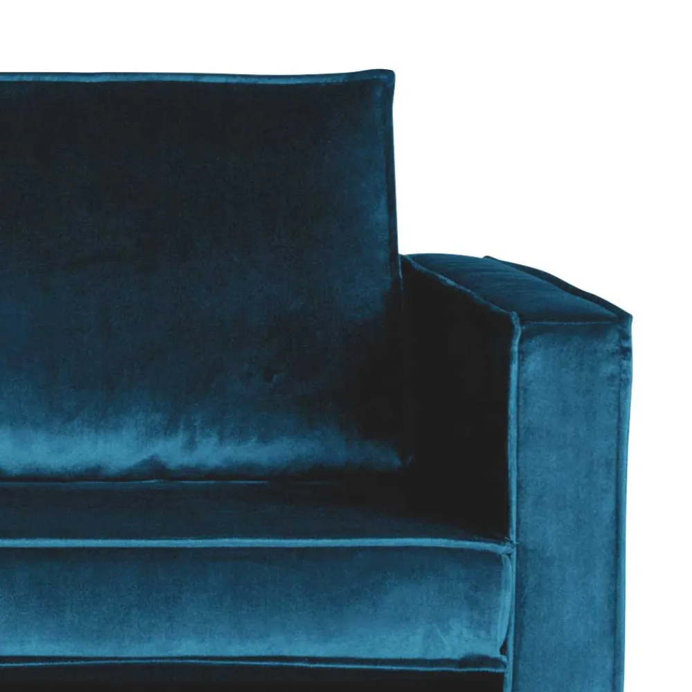 Wohnen Sofas<Tolles Retro Sofa Cumagon mit Samt in Blau