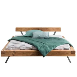Wohnen Betten<Topp Industry Doppelbett mit Wildeiche Balken - Haveling