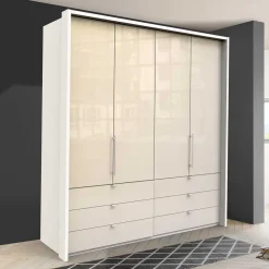 Wohnen Kleiderschränke<Topp Kleiderschrank mit Falttüren & Schubladen - Zidarie