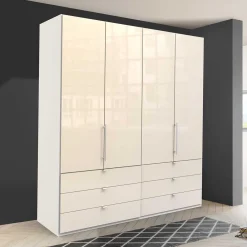 Wohnen Kleiderschränke<Topp Kleiderschrank mit Falttüren & Schubladen - Zidarie