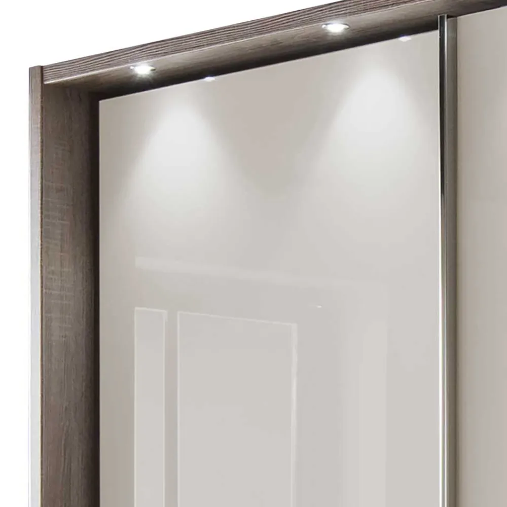 Wohnen Kleiderschränke<Topp Kleiderschrank mit Licht LED - Saluvera