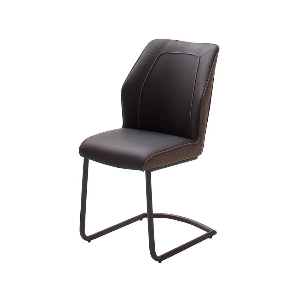 Wohnen Sessel<Topp Retrostühle in Braun & Grau - Ravajada (2er Set)
