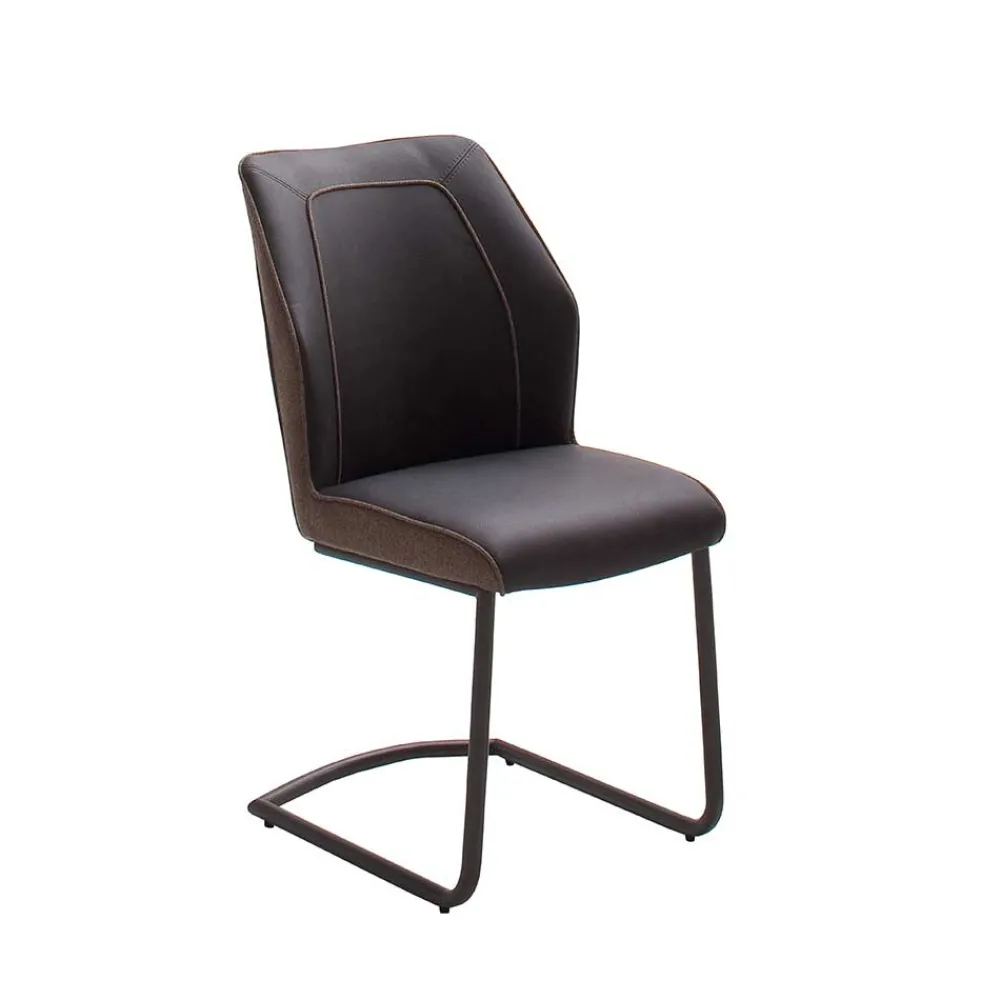 Wohnen Sessel<Topp Retrostühle in Braun & Grau - Ravajada (2er Set)