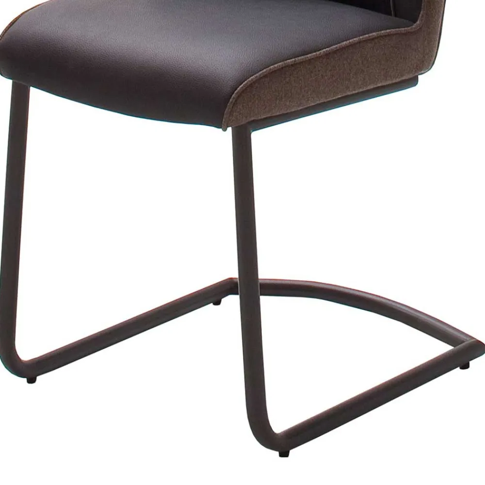 Wohnen Sessel<Topp Retrostühle in Braun & Grau - Ravajada (2er Set)