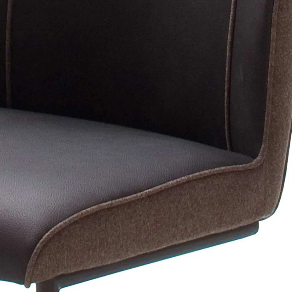 Wohnen Sessel<Topp Retrostühle in Braun & Grau - Ravajada (2er Set)