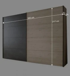 Wohnen Kleiderschränke<Topp Schlafzimmerschrank mit zwei Schwebetüren - Licruva