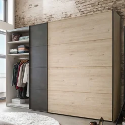 Wohnen Kleiderschränke<Topp Schlafzimmerschrank mit zwei Schwebetüren - Licruva