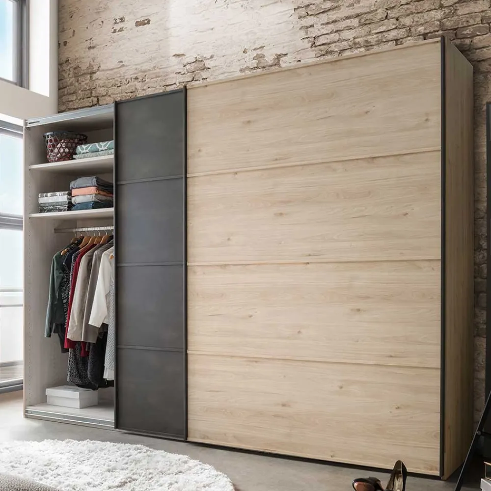 Wohnen Kleiderschränke<Topp Schlafzimmerschrank mit zwei Schwebetüren - Licruva