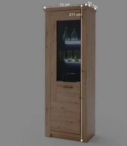 Wohnen Wohnwände<Topp Wohnzimmer Schränke Kombi - Wykina (vierteilig)