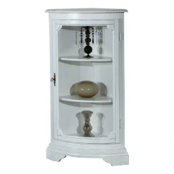 Wohnen Vitrinen<1-türige Vintage Eckvitrine niedrig - 112 cm hoch - Zarinas