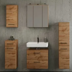 Wohnen Schränke<2-türiger Badschrank - 30x135x35 cm - Arazony