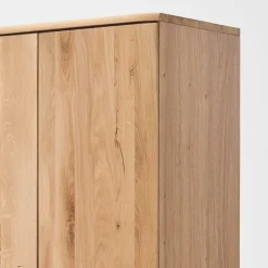Wohnen Schränke<2-türiger Dielenschrank aus Massivholz - Mabasa