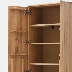 Wohnen Schränke<2-türiger Dielenschrank aus Massivholz - Mabasa