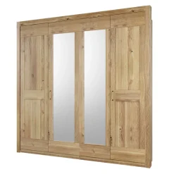 Wohnen Kleiderschränke<4-türiger Drehtürenschrank in Asteiche - Zamron