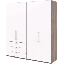 Wohnen Schränke<2-türiger Gleittürenschrank mit drei Schubladen - Tivierto