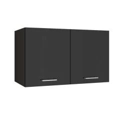 Wohnen Schränke<2-türiger Küchen-Hängeschrank in Grau - Bozenia