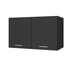 Wohnen Schränke<2-türiger Küchen-Hängeschrank in Grau - Bozenia