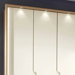 Wohnen Kleiderschränke<5-türiger Kleiderschrank Anglesia in Creme und Eiche
