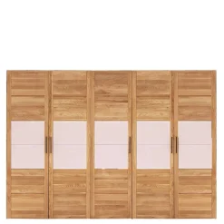 Wohnen Kleiderschränke<5-türiger Kleiderschrank aus Massivholz - Zaisan