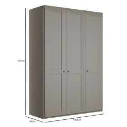 Wohnen Kleiderschränke<3-türiger Kleiderschrank im Modern Country Style - Ridonna