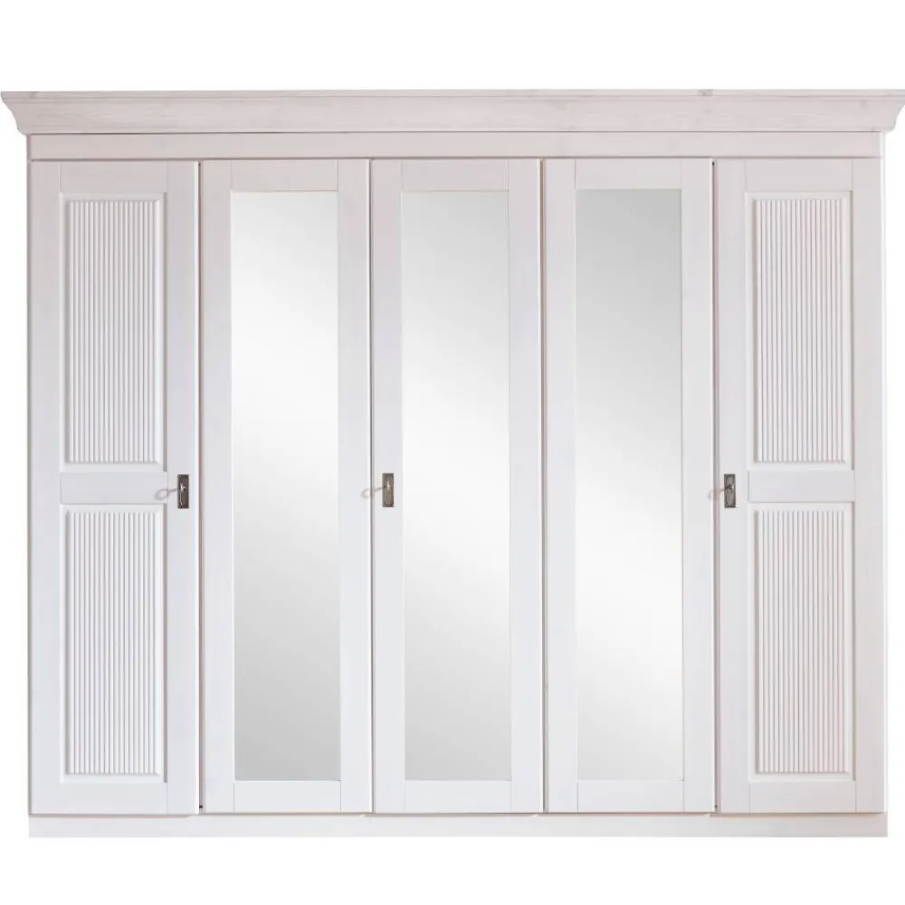 Wohnen Kleiderschränke<5-türiger Kleiderschrank im Modern Country Style - Kazanova