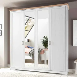 Wohnen Kleiderschränke<4-türiger Kleiderschrank im Modern Country Style - Maggio