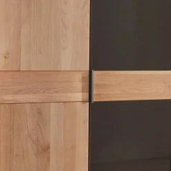 Wohnen Kleiderschränke|Schränke<3-türiger Kleiderschrank in Erle teilmassiv - Hung